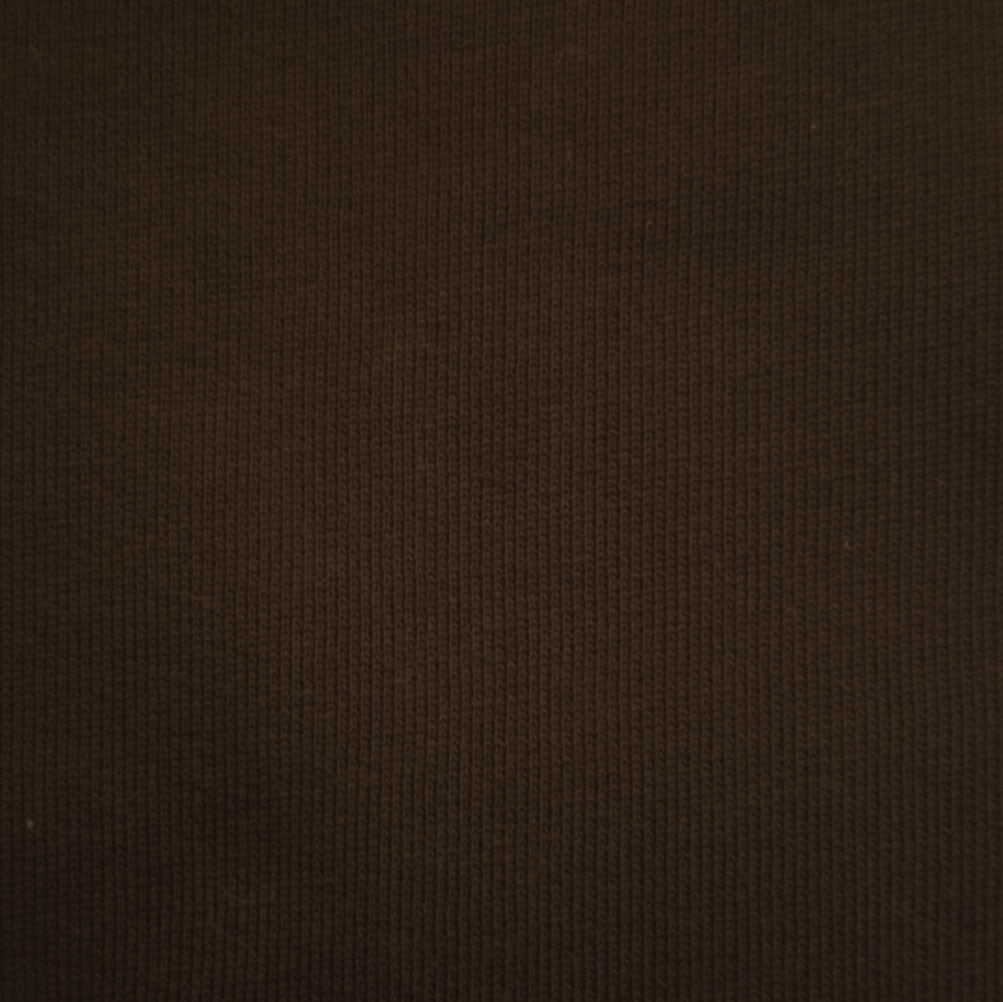 100% Organic Cotton Fleece - Chocolate (2FT017)