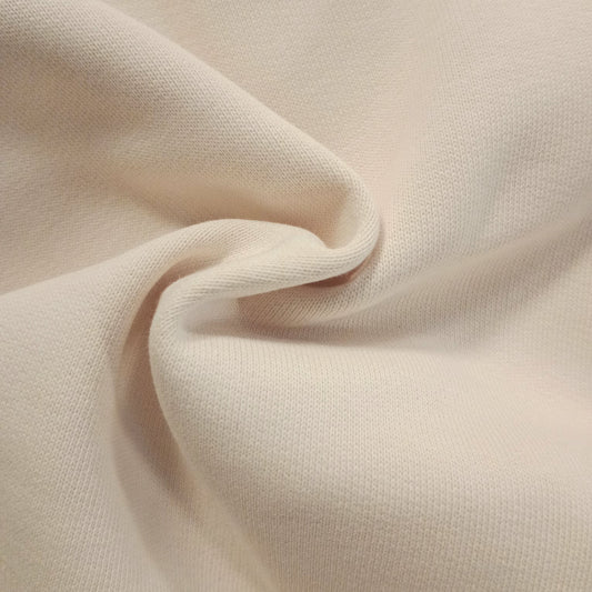 100% Organic Cotton Fleece - Vanilla (2FT017)