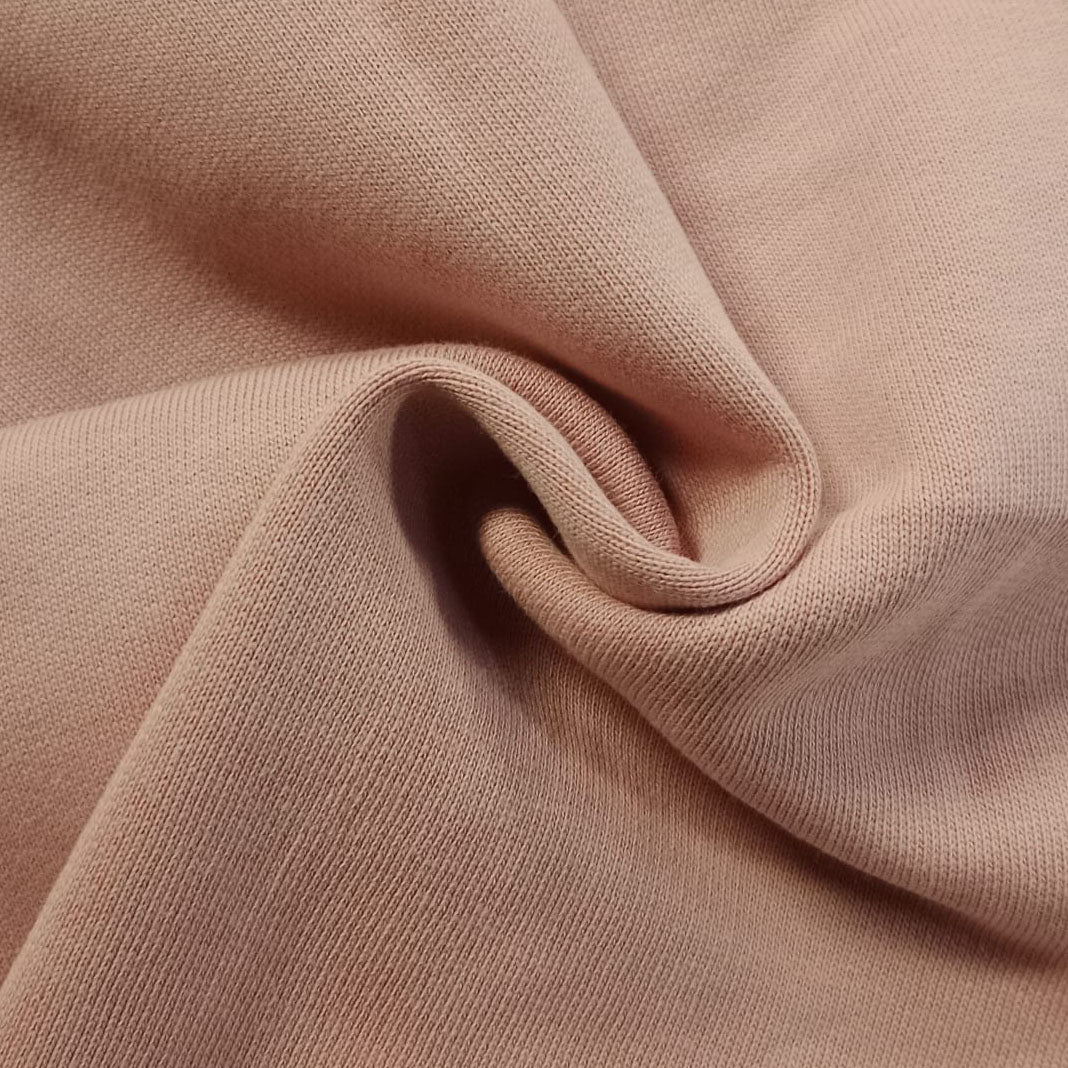 100% Organic Cotton Fleece - Vintage Blush (2FT017)