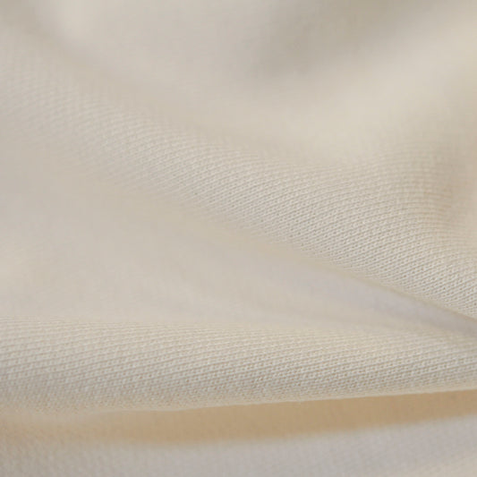 100% Organic Cotton French Terry - Ivory (2FT142)