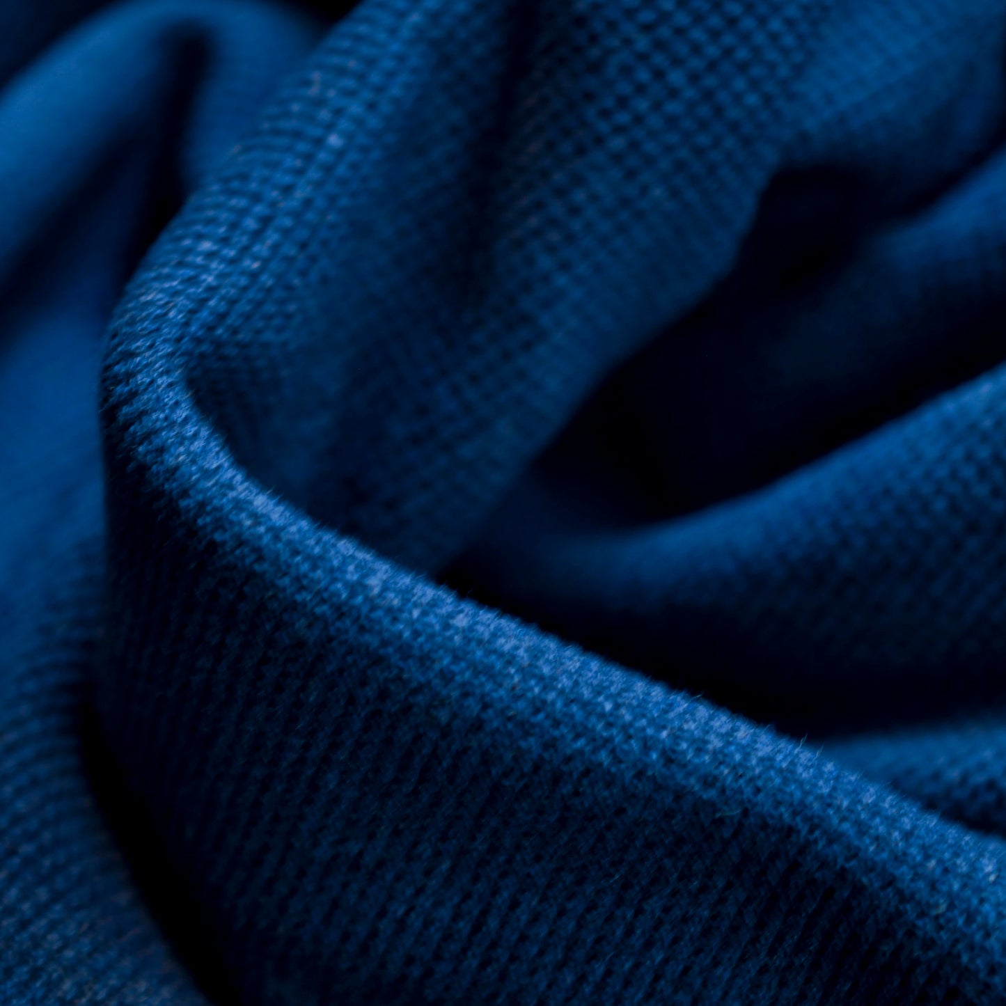 100% Organic Cotton Fleece - Denim Melange (2FT145)