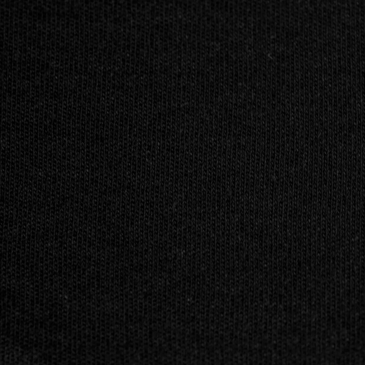 100% Organic Cotton Interlock - Black (2IN027)
