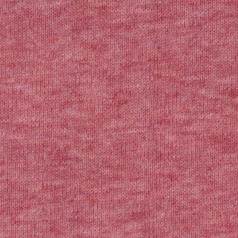 100% Organic Cotton Rib Knit - Persian Red Melange (2RB152)