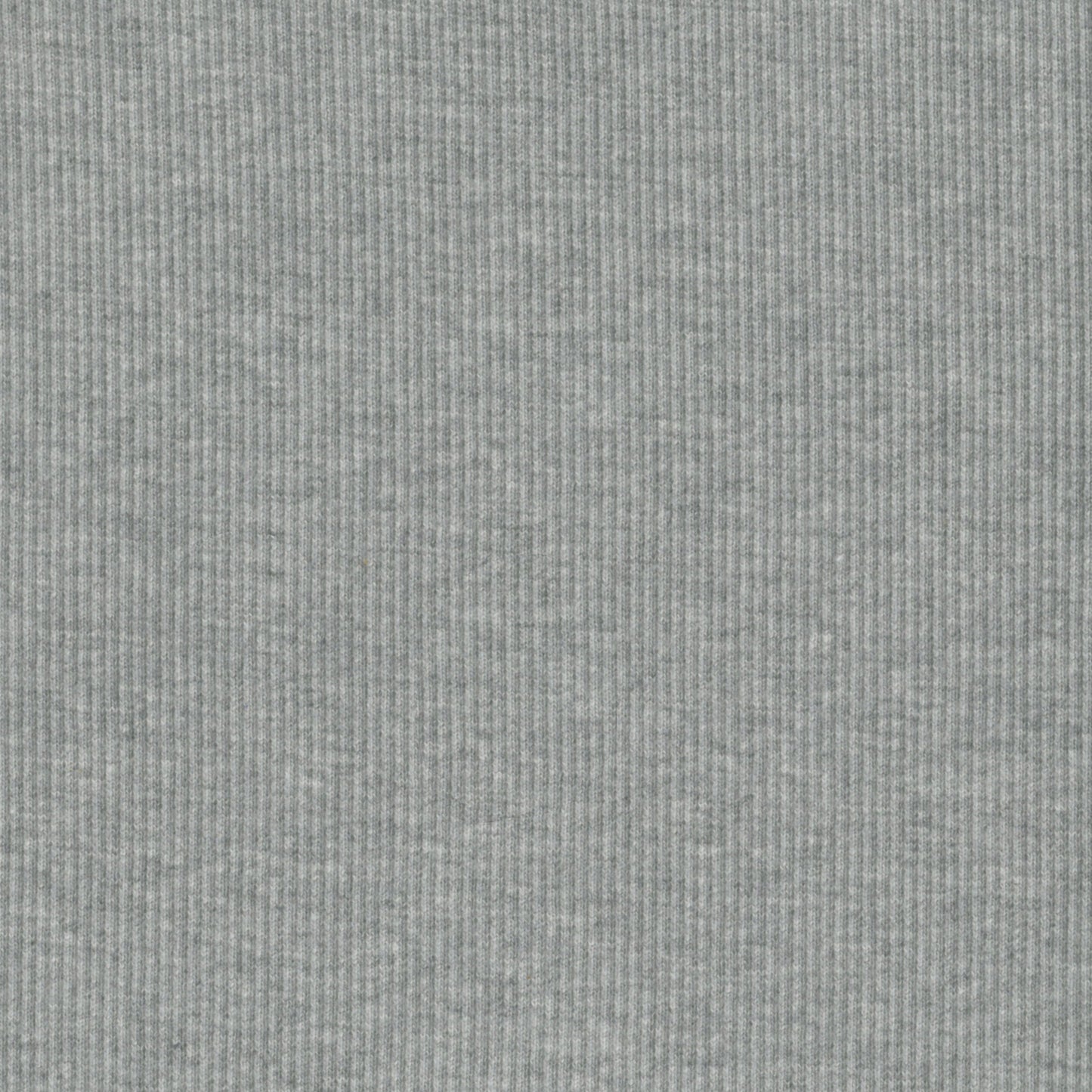 95% Organic Cotton - 5% Elastane Rib Knit - Grey Melange (2RB172)