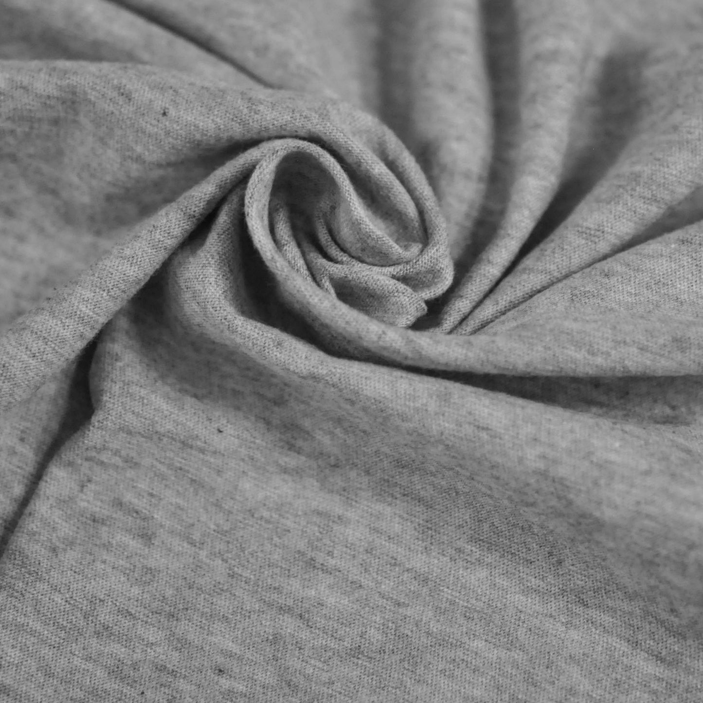 100% Organic Cotton Single Jersey - Grey Melange (2SP021)