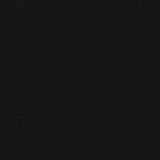 95% Organic Cotton - 5% Elastane Single Jersey - Black (2SP081)