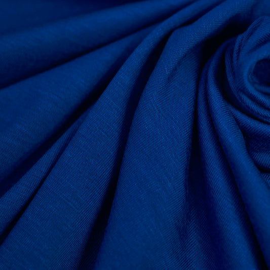 95% Bamboo, 5% Elastane Single Jersey - Dark Blue (2SP470)