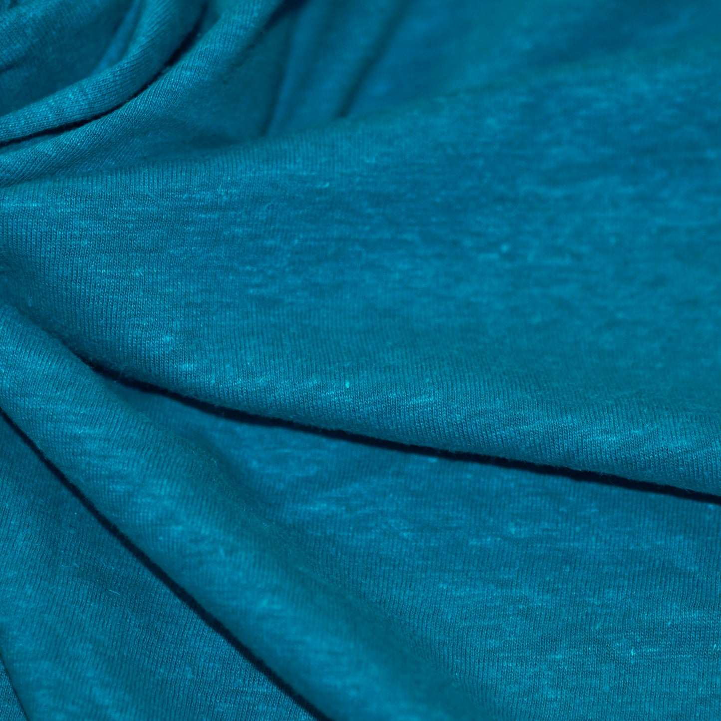 55% Turkish Hemp 45% Organic Cotton Single Jersey - Ocean Depths (2SP494)