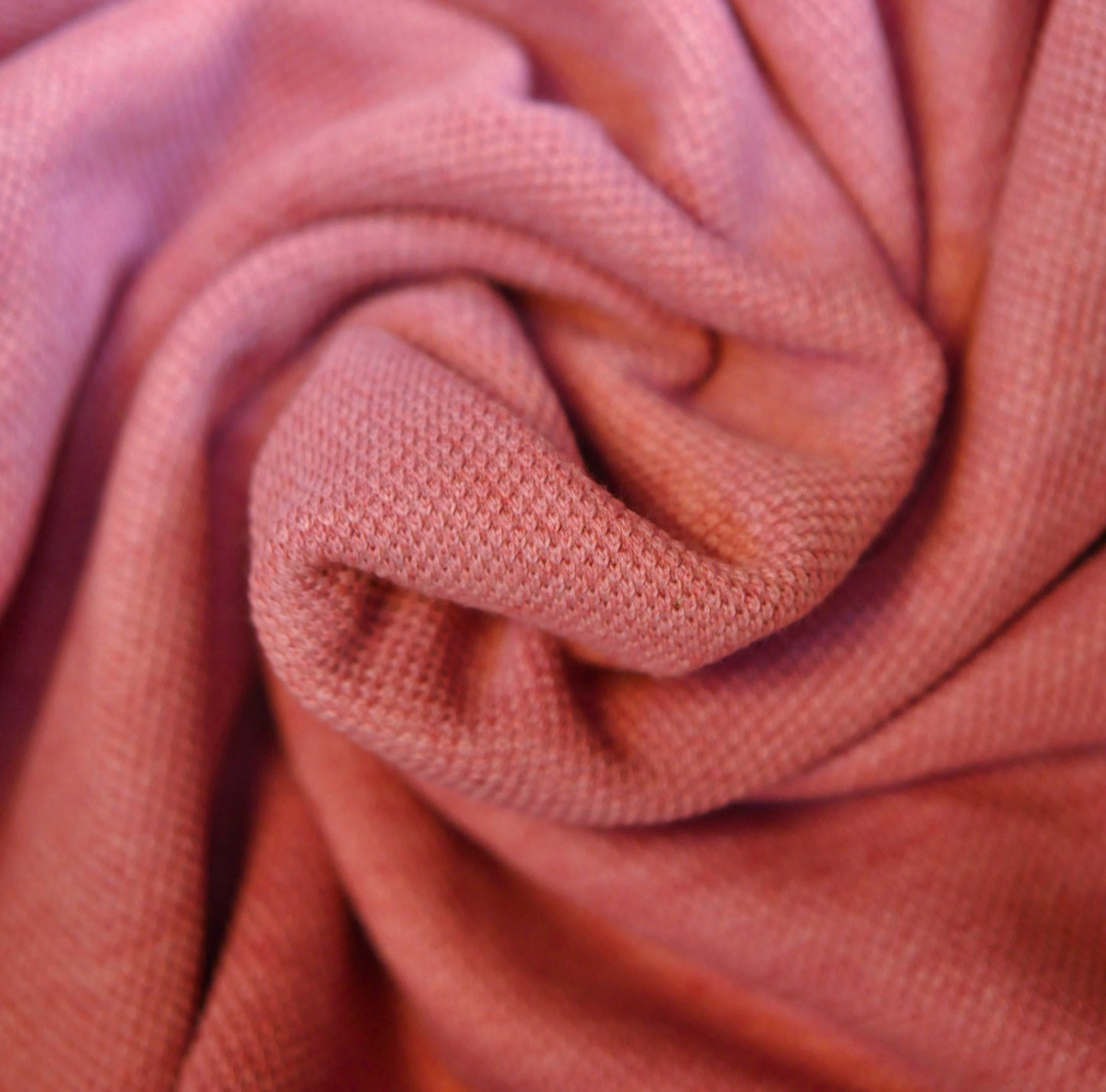 100% Organic Cotton Fleece - Persian Red Melange (2FT145)