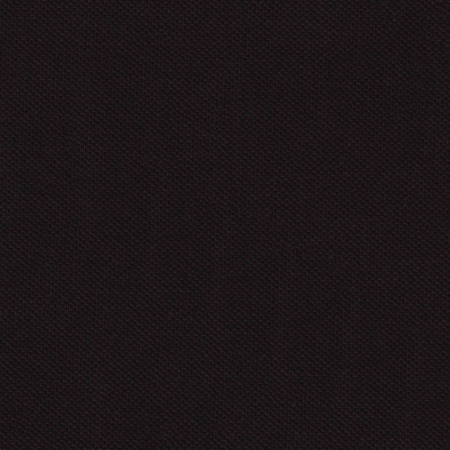 97% Organic Cotton, 3% Elastane Pique - Black (2PK013)