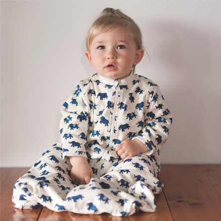 100% Organic Cotton Single Jersey - Elefant (2SP090)