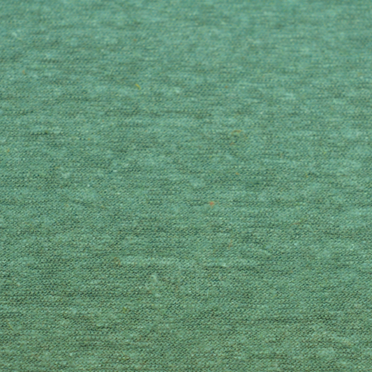 55% Turkish Hemp 45% Organic Cotton Single Jersey - Dark Mint (2SP544)