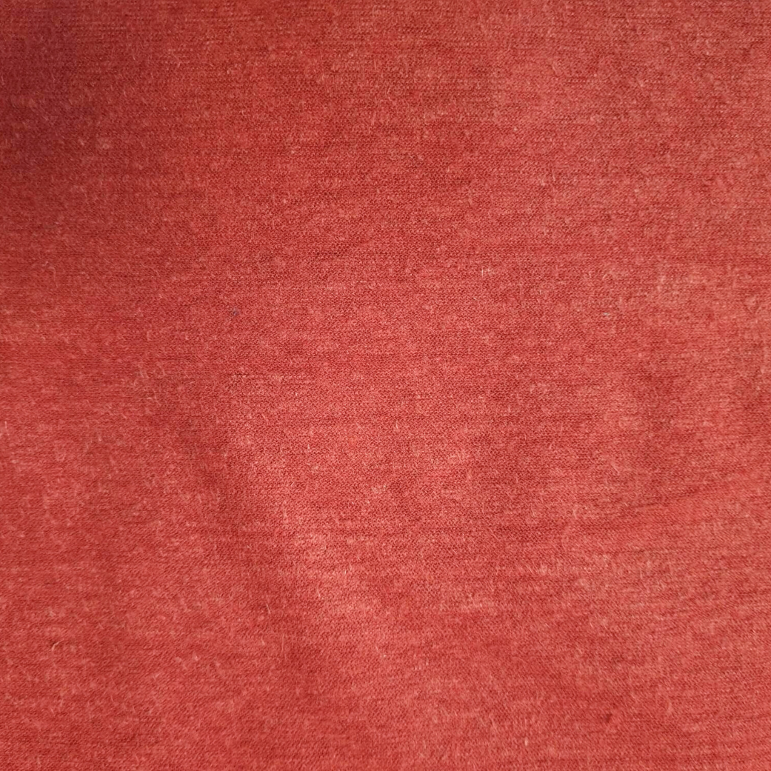 55% Turkish Hemp 45% Organic Cotton Single Jersey - Chilly Red (2SP544)