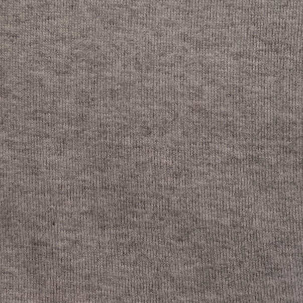 100% Organic Cotton Fleece - Grey Marle (2FT017)