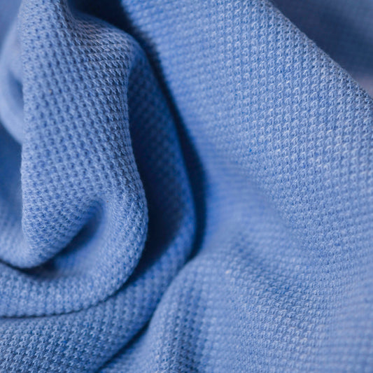 100% Organic Cotton Fleece -  Top Blue Melange (2FT145)