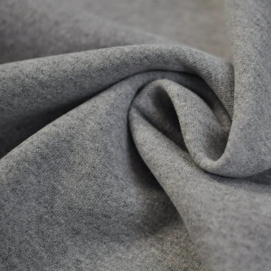 55% Repreve Post Consumer Recycled Polyester, 45% Pre Consumer Recycled Cotton Diagonal Fleece - Grey Melange (2FT309)