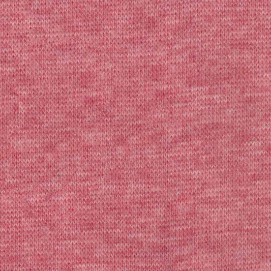 95% Organic Cotton, 5% Elastane Rib Knit - Persian Red Melange (2RB106)