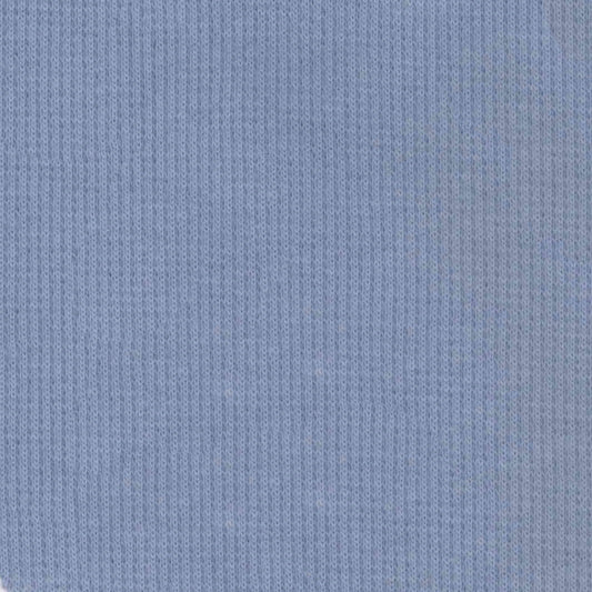 95% Organic Cotton, 5% Elastane 2x1 Rib Knit - Blue (2RB118)