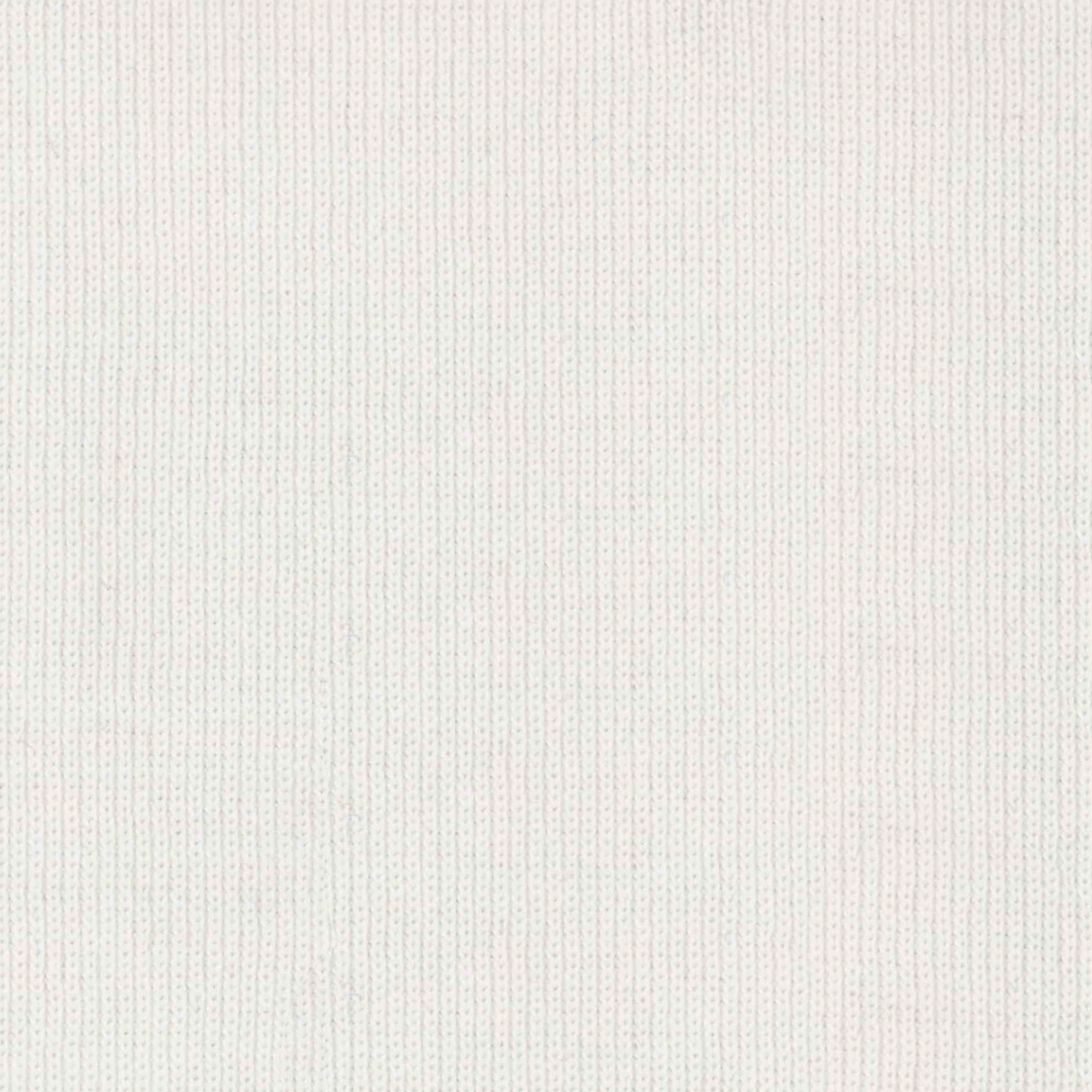 100% Organic Cotton Rib Knit - Bleached White (2RB164)