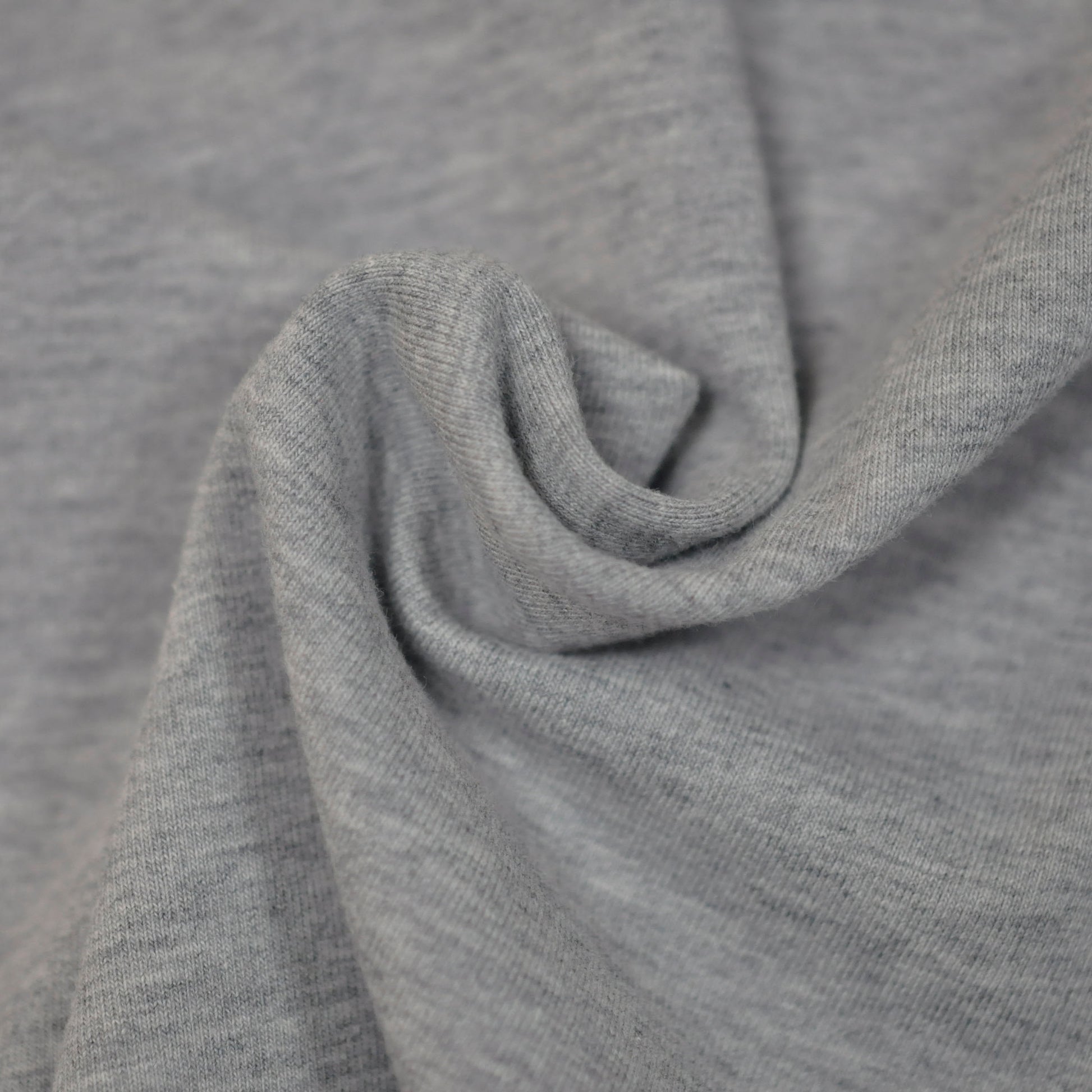 95% Organic Cotton, 5% Elastane Single Jersey - Grey Melange (2SP060) –  Manifutura - Your Sustainable Textile Partner