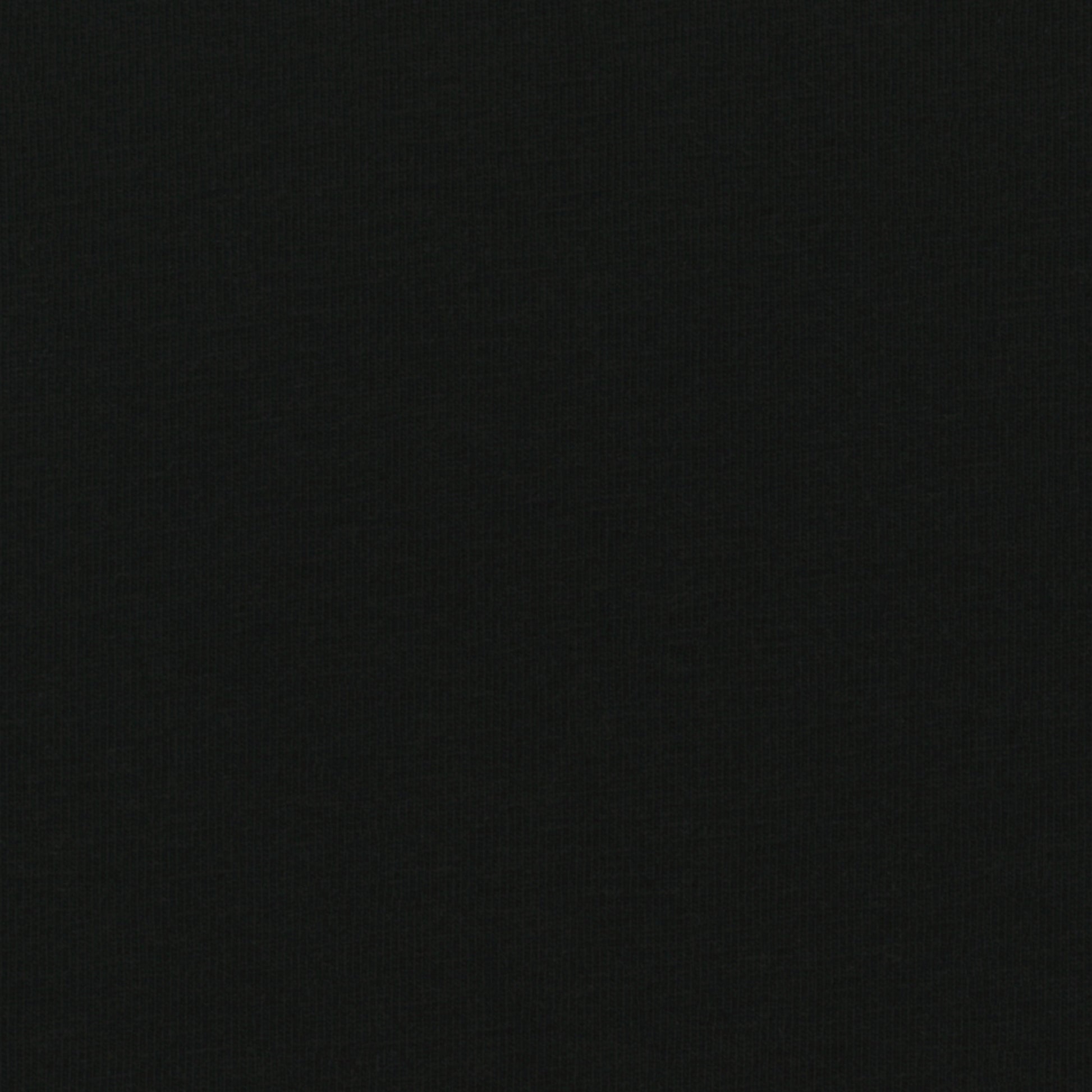 95% Organic Cotton - 5% Elastane Single Jersey - Black (2SP081)