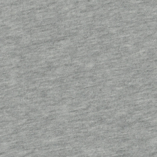 95% Organic Cotton - 5% Elastane Single Jersey- Grey Melange (2SP081)