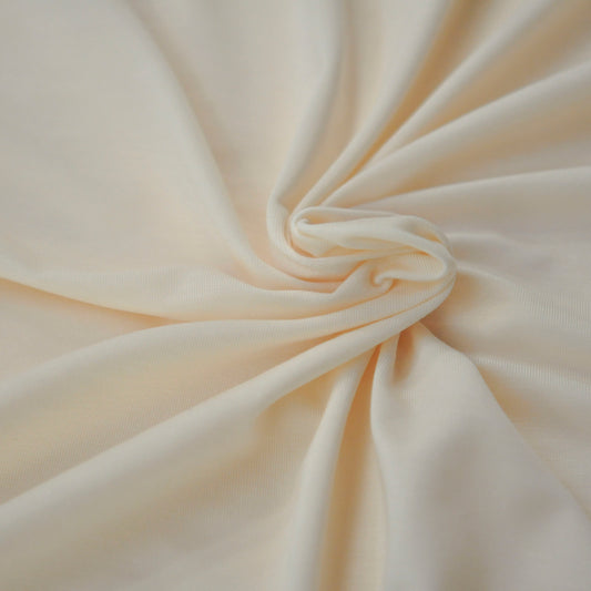95% Tencel, 5% Elastane Single Jersey - Ivory (2SP331)