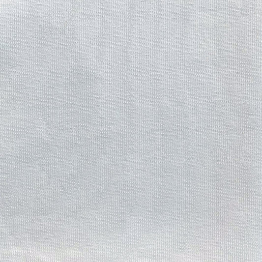 95% Organic Cotton, 5% Elastane French Terry - Bright White (2FT039)