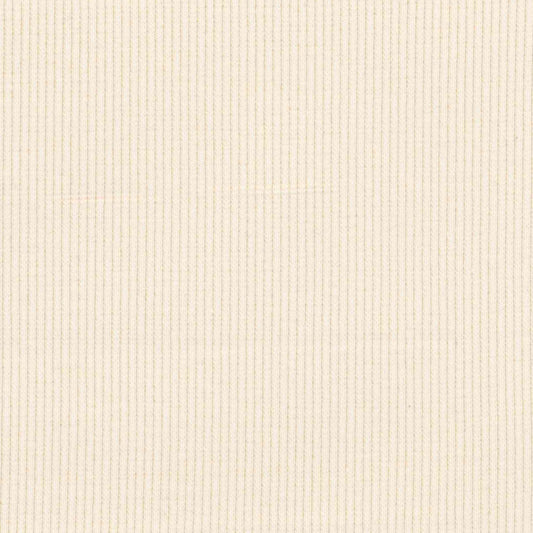 95% Organic Cotton - 5% Elastane Rib Knit - Ivory (2RB172)