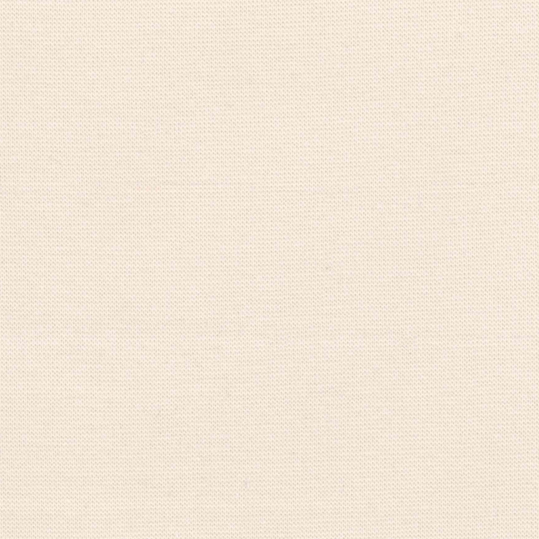 96% Organic Cotton - 4% Elastane Rib Knit - Ivory (2RB008)