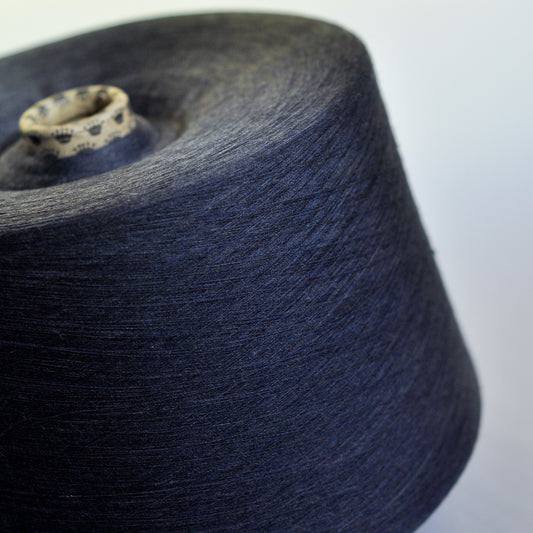 60% Organic Cotton - 40% Tencel Yarn - Midnight Blue Heather Melange (8PN106)