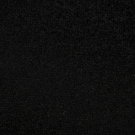 55% Repreve Post Consumer Recycled Polyester, 45% Pre Consumer Recycled Cotton Diagonal French Terry - Black (2FT310)